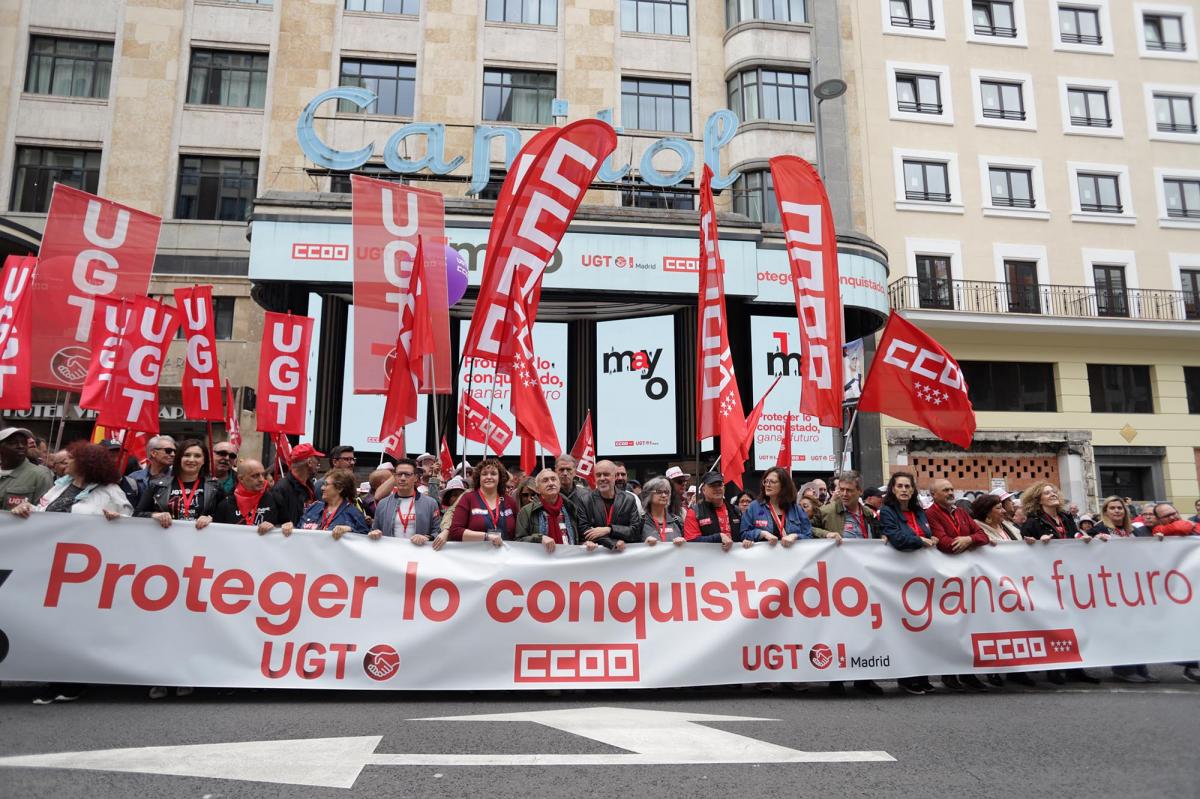 1º de Mayo en Madrid, 2025