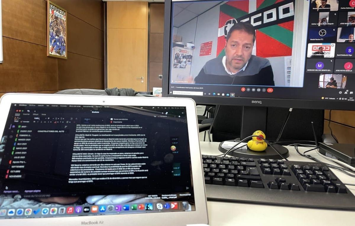 Un momento de la reunión