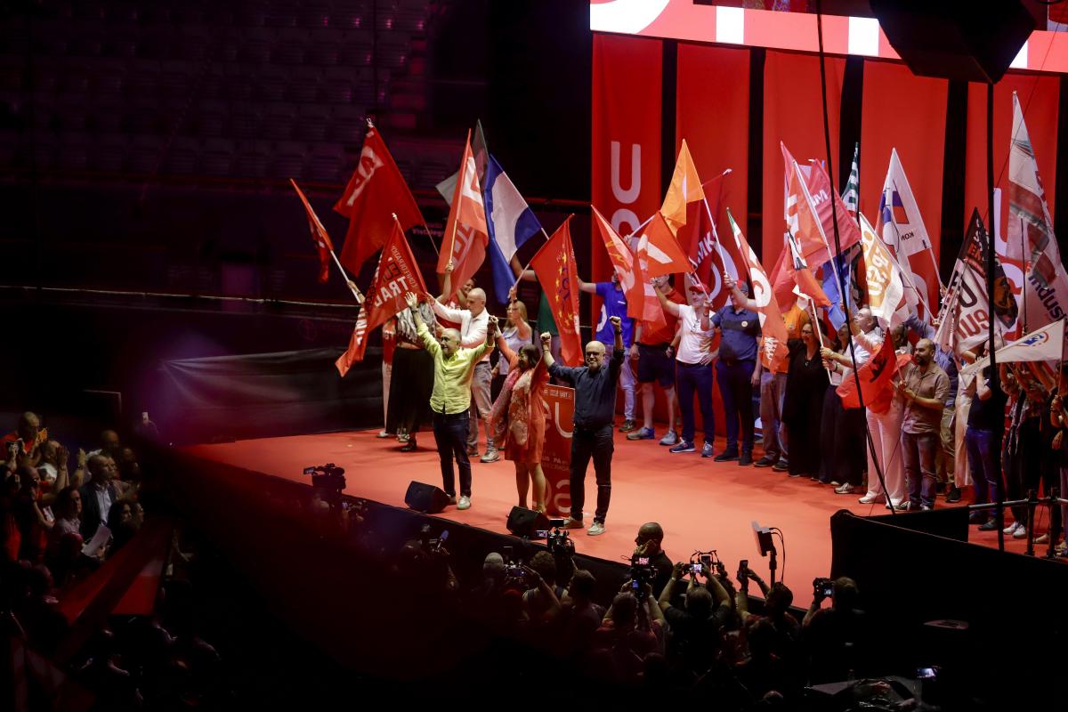 Acto sindical europeo en Vistalegre 18-6-2026