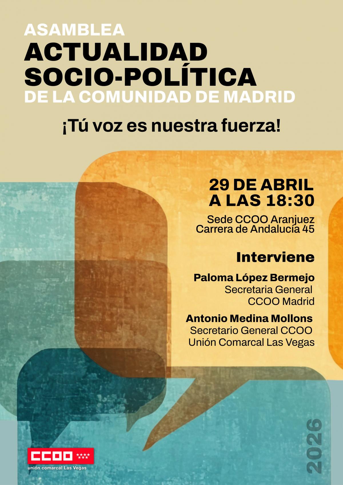 Asamblea actualidad socio-política (Aranjuez)