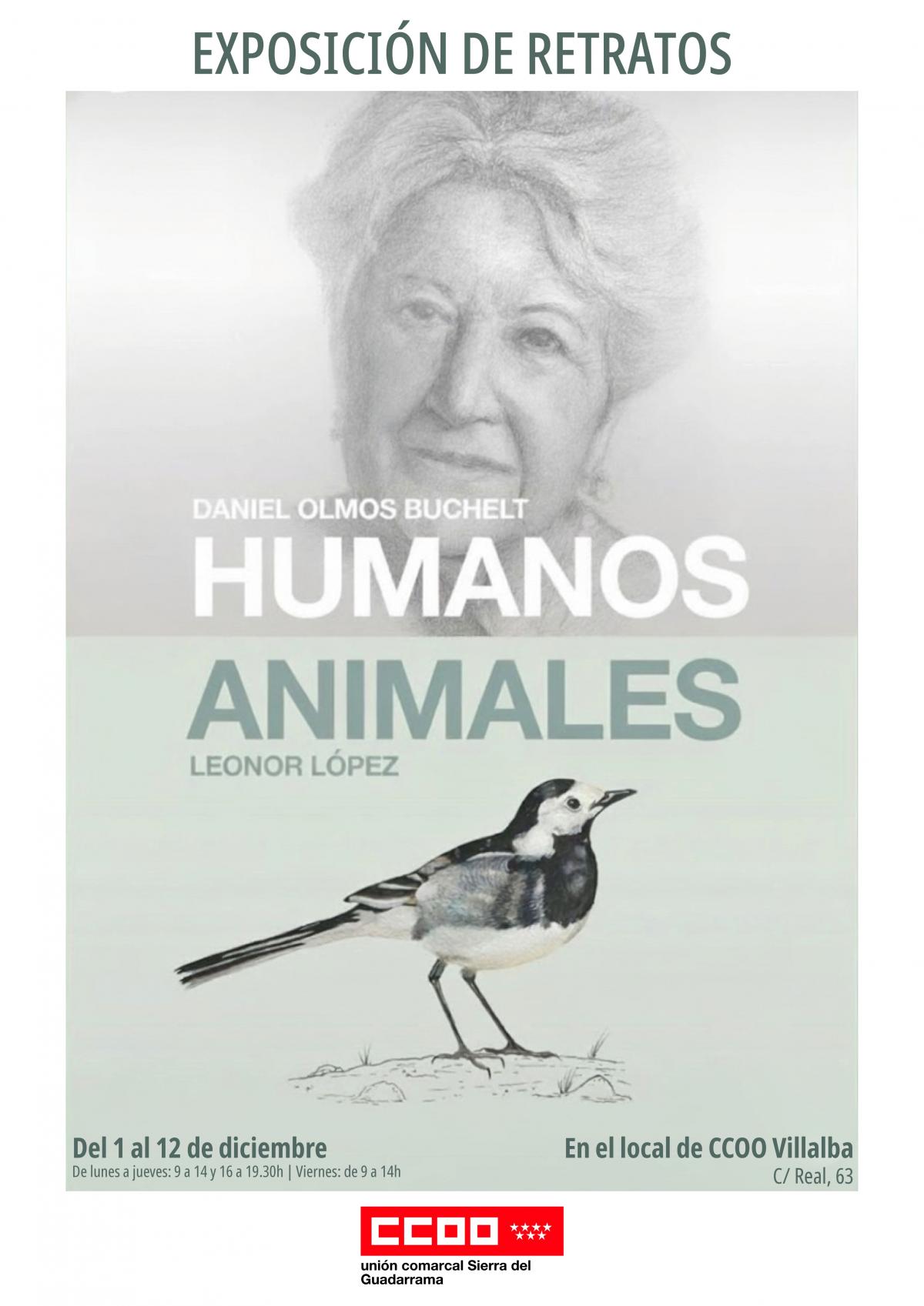 Exposición de retratos "Humanos y animales".