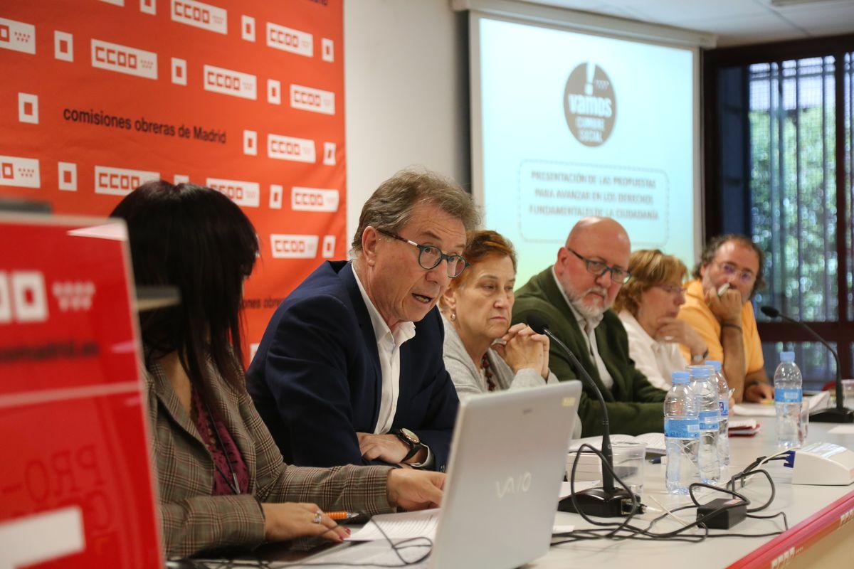 La sociedad madrileña presenta sus propuestas en favor de los derechos fundamentales de las personas