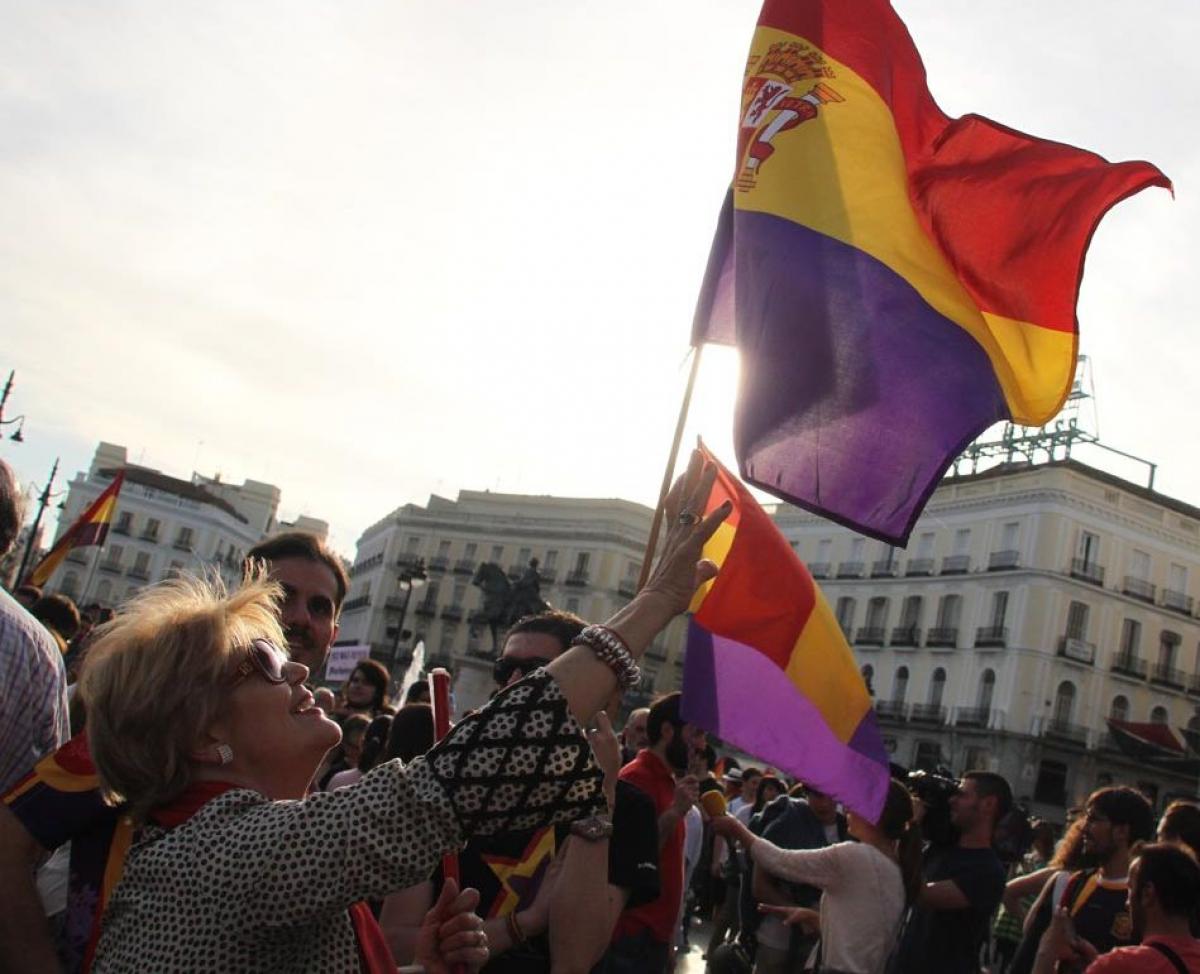 Concentraci�n por la III Rep�blica, en Madrid