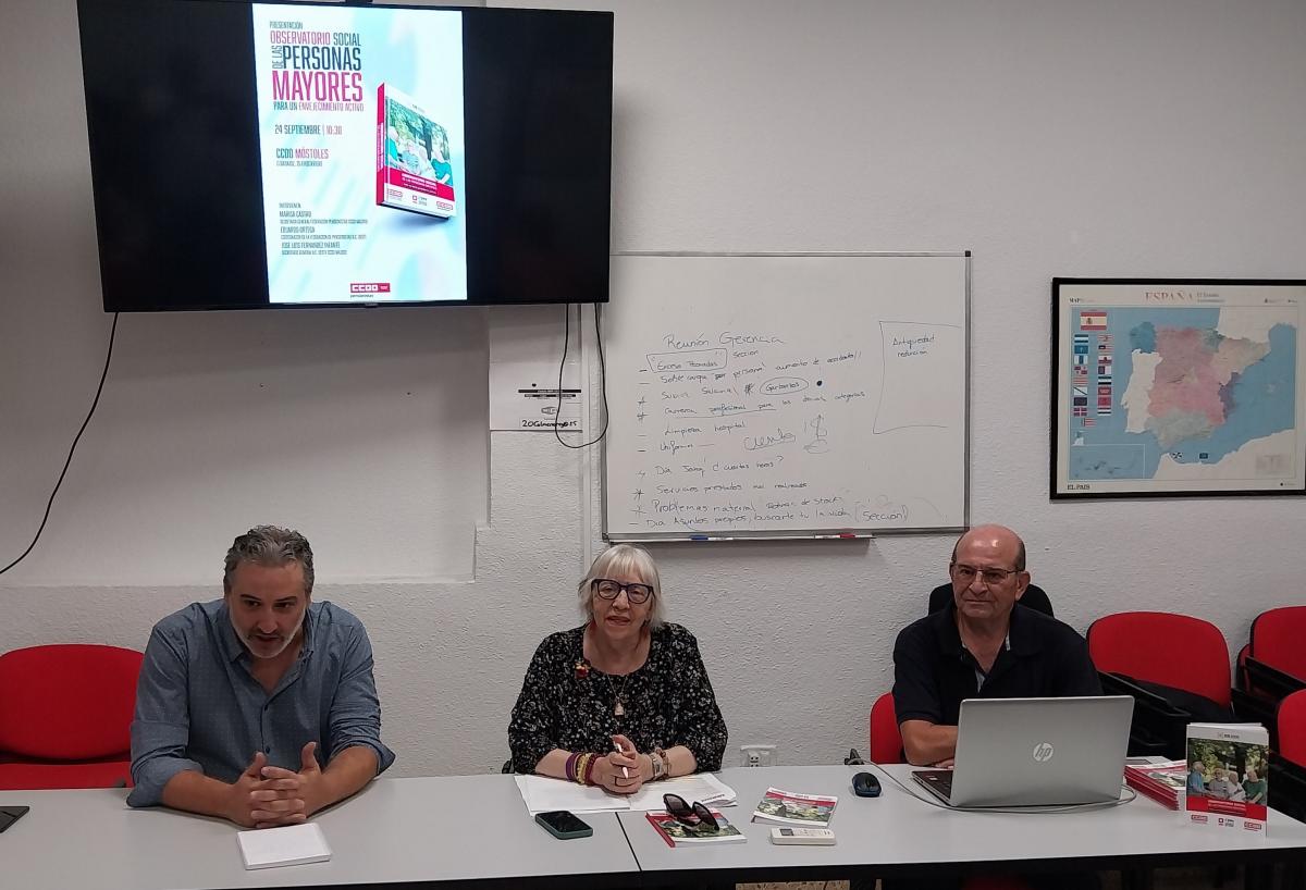 Presentación en Móstoles del Observatorio Social de las Personas Mayores 2026