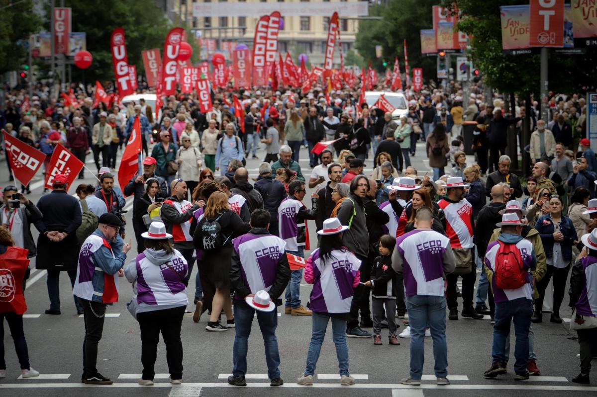 Mayo 2025. Manifestación del 1º de Mayo en Madrid