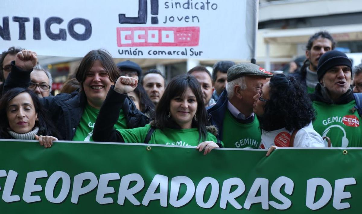 CCOO se vuelve a concentrar en apoyo de Beatriz Panadero
