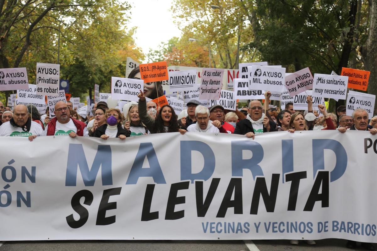 Manifestación por la sanidad pública madrileña 13-11-2022