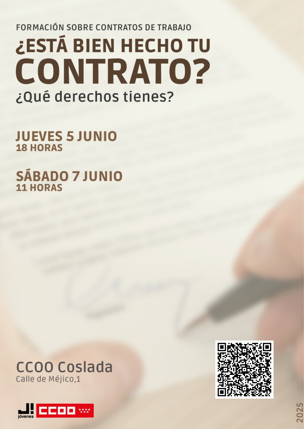 Formación Contratos de Trabajo Coslada