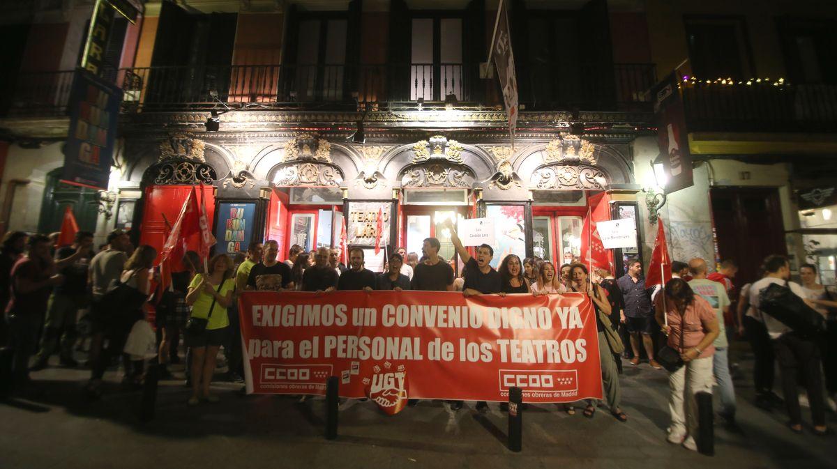 Los empresarios teatrales paralizan el convenio de locales de Teatro de Madrid