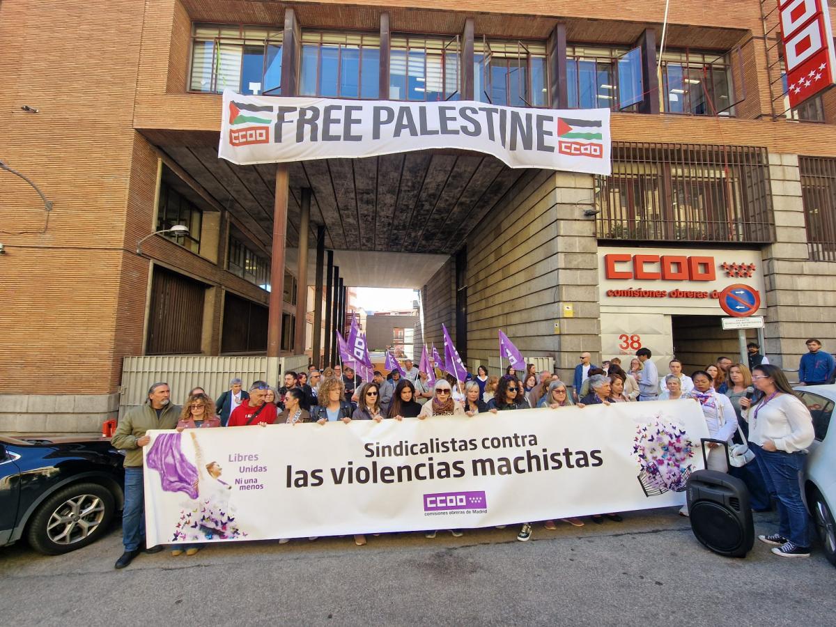 CCOO contra la violencia hacia las mujeres
