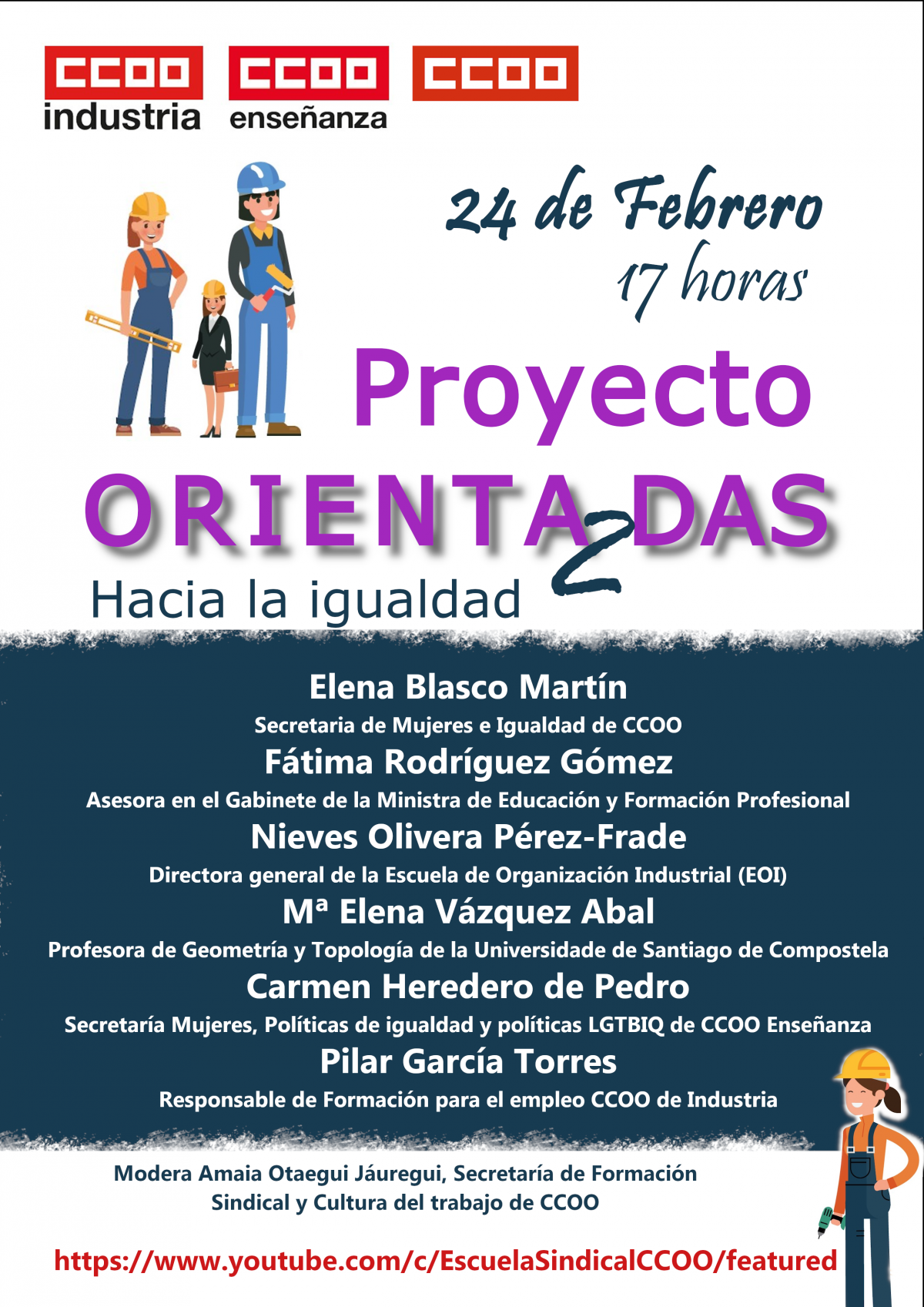 Programa y cartel de la jornada del 24