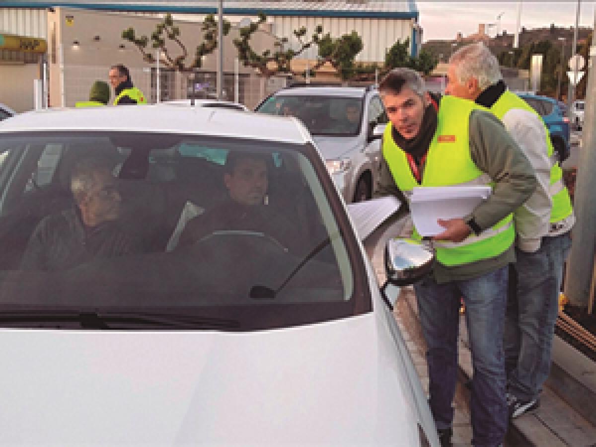 Acción informativa en Catalunya sobre las nucleares