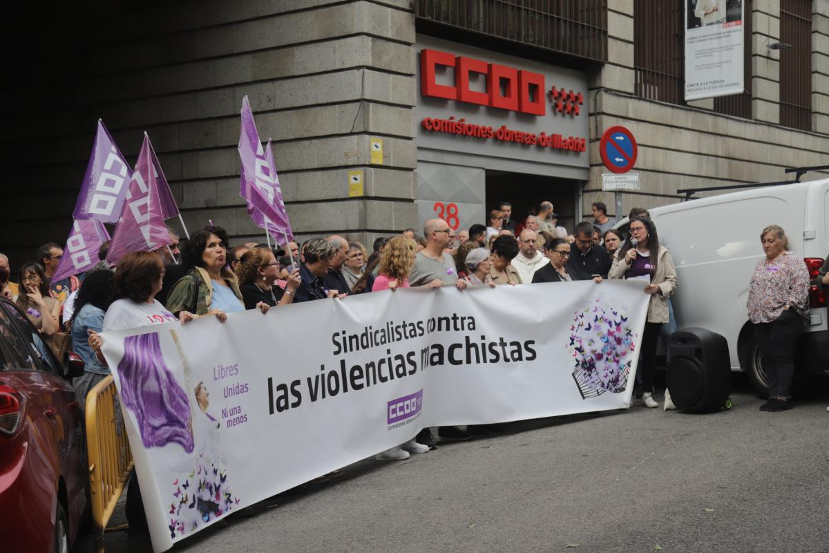 CCOO de Madrid contra la violencia machista