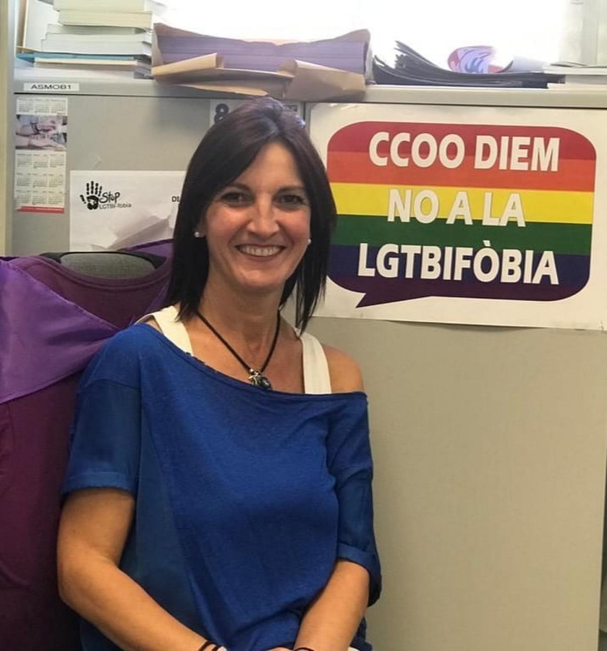 Elisabeth Jiménez, responsable de Mujer e Igualdad de CCOO de Industria Catalunya