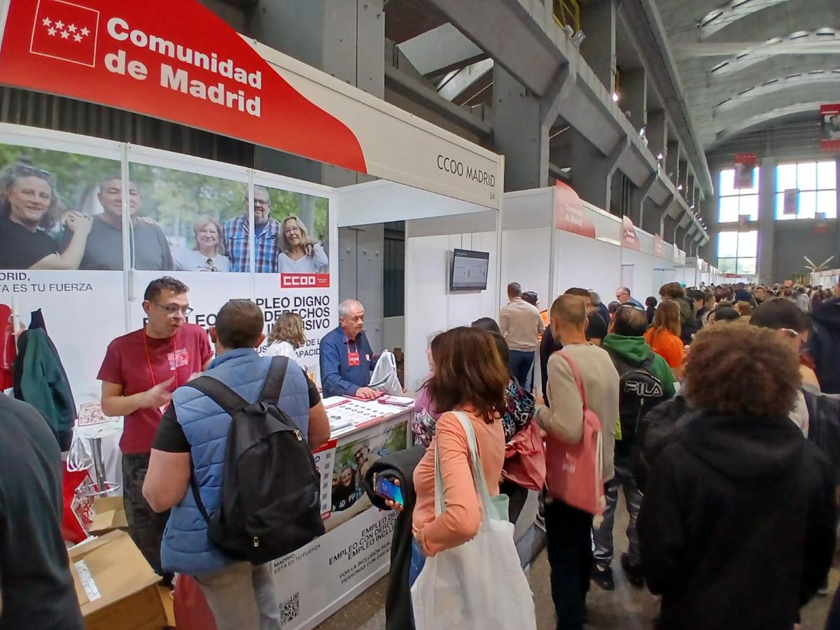 Villaverde acoge la XVII Feria de Empleo para Personas con Discapacidad con CCOO de Madrid