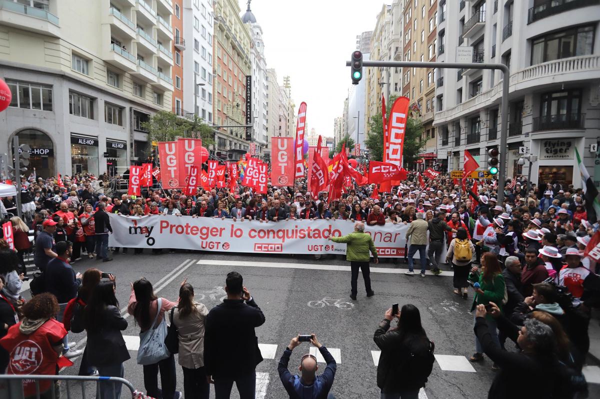 1º de Mayo en Madrid, 2025