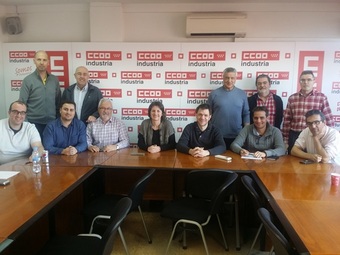 Reunión delegados de Fujitsu y Mercedes González