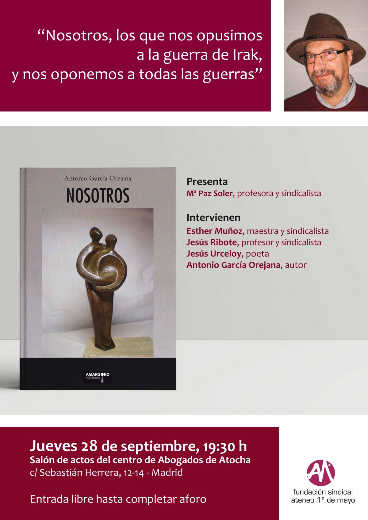 Presentación del libro "Nosotros", de A. García Orejana