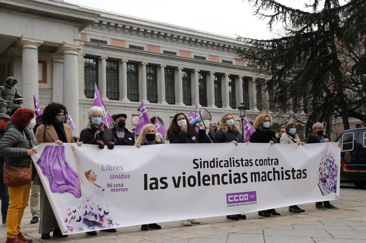 CCOO Madrid, contra el terrorismo machista