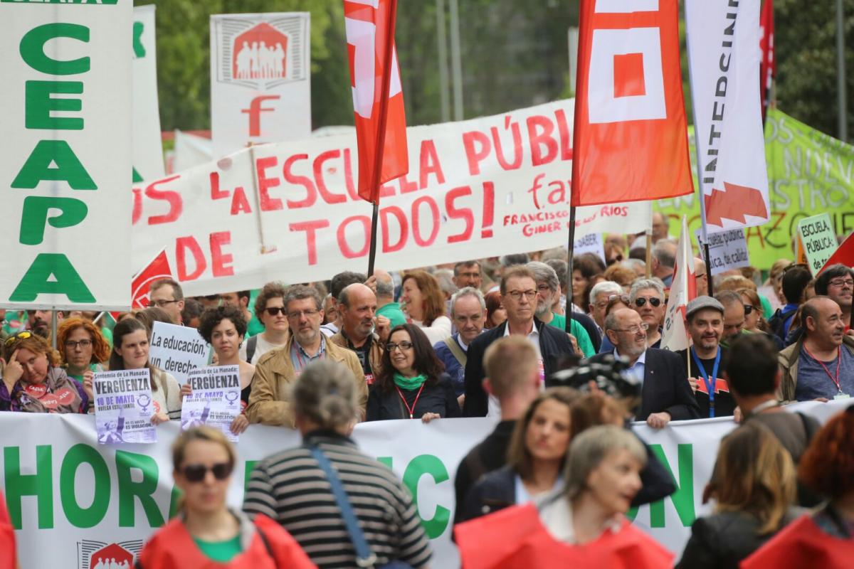 Imagen de la manifestaci�n en Madrid