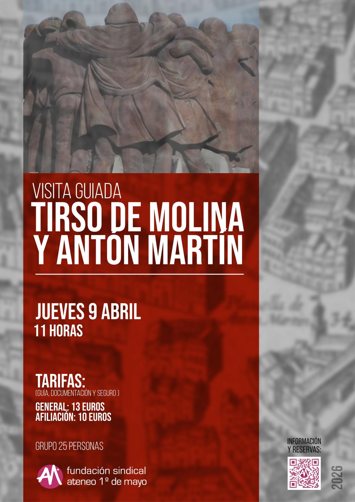 Visita guiada Antón Martín y Tirso de Molina (abril 2026)
