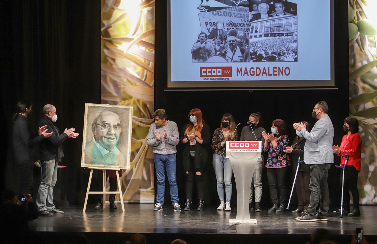 En diciembre homenajeamos a Magdaleno García Alcalá en la sede de CCOO Henares