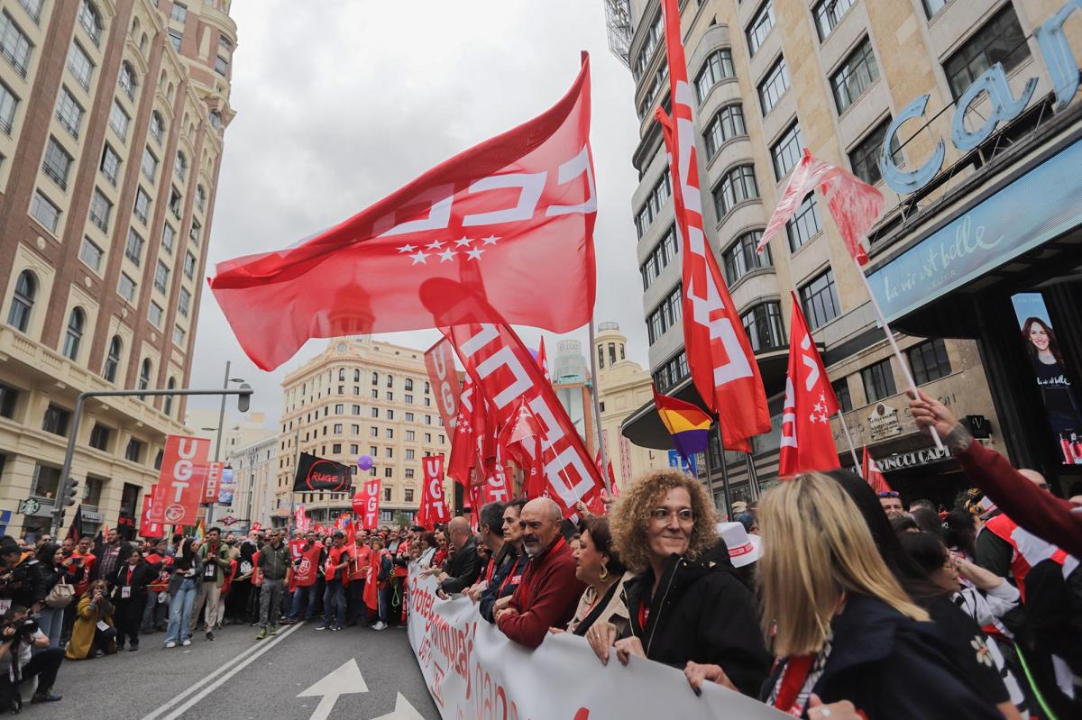 1º de Mayo en Madrid, 2025
