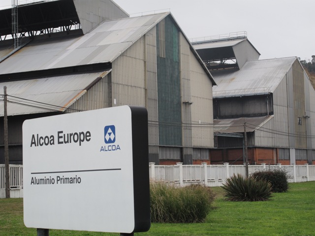 Instalaciones de Alcoa en San Balandrán -Avilés 