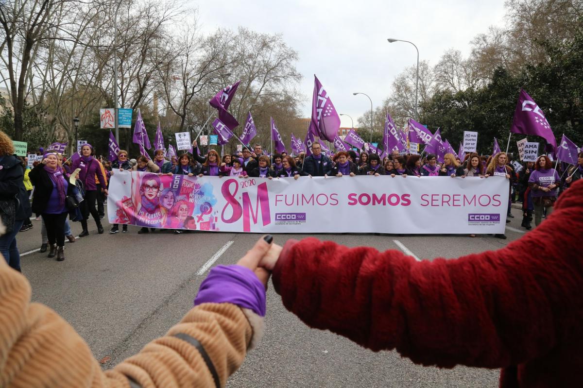 Manifestacion 8M 2020 en Madrid