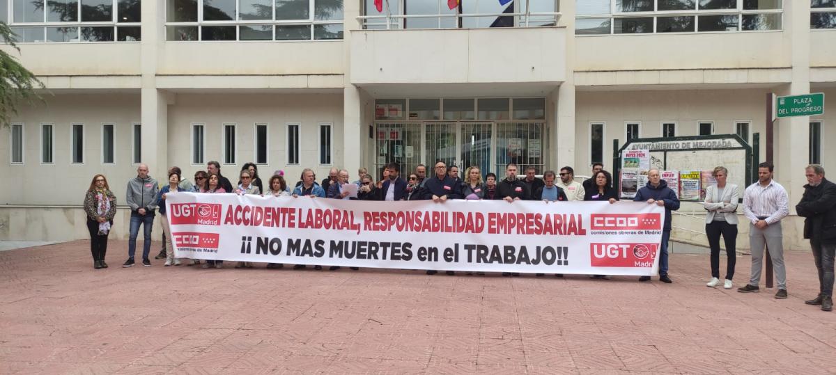 Concentracin en Mejorada del Campo contra la siniestralidad laboral