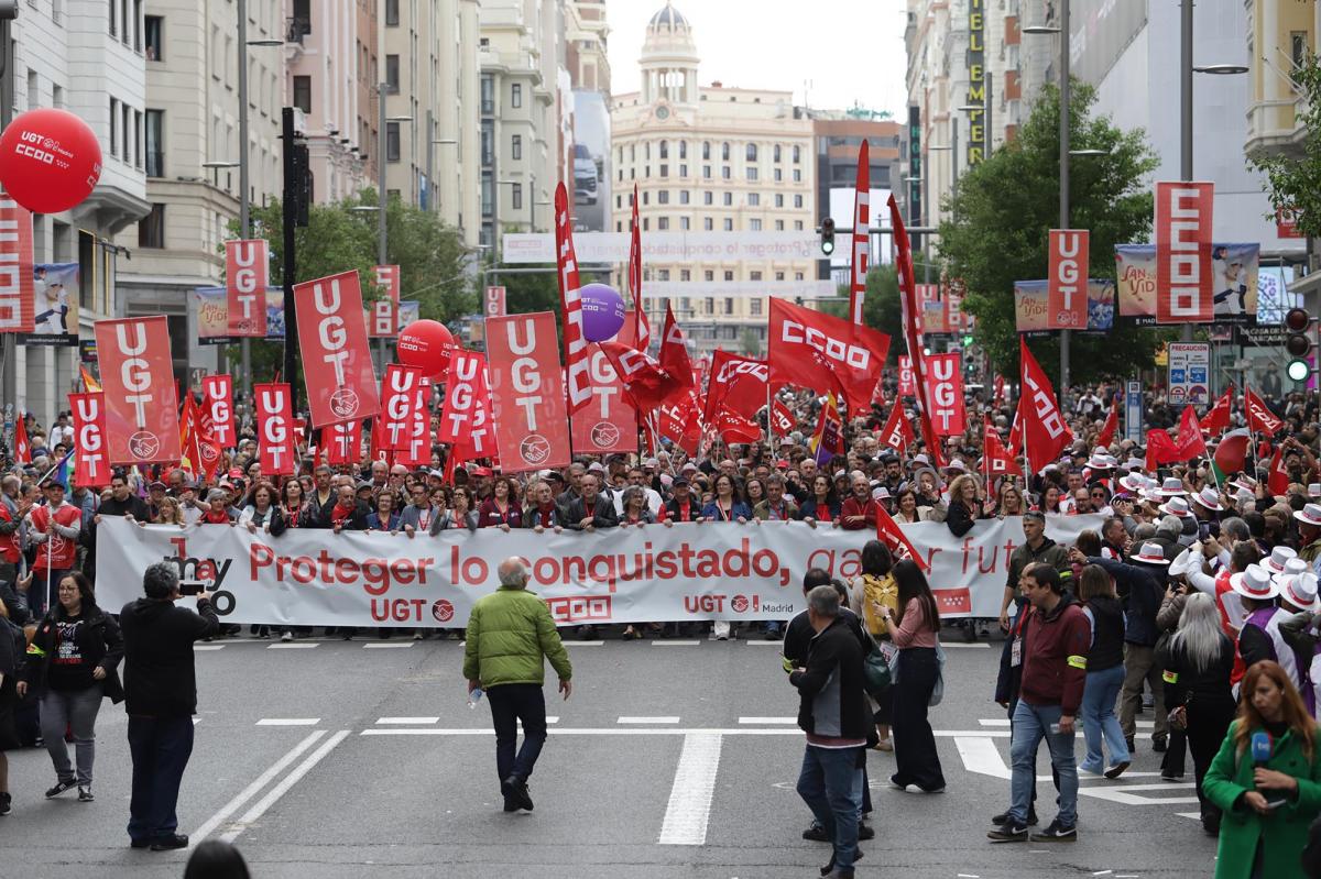 1º de Mayo en Madrid, 2025