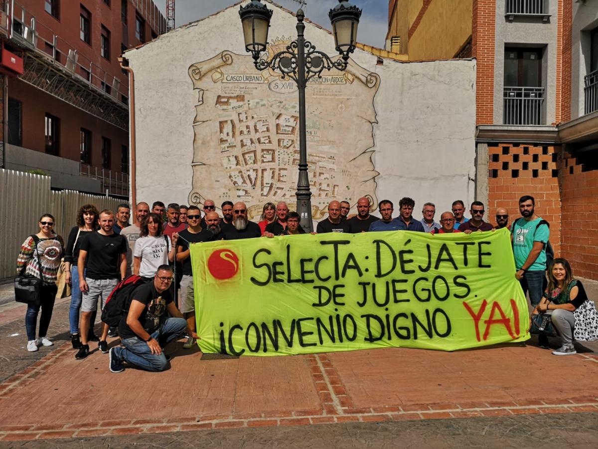 Asamblea en Torrejón de representantes sindicales de todo el Estado de AB SERVICIOS SELECTA ESPAÑA