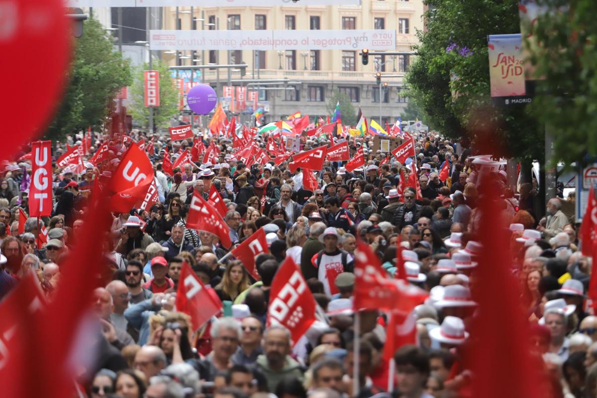 1º de Mayo en Madrid, 2025