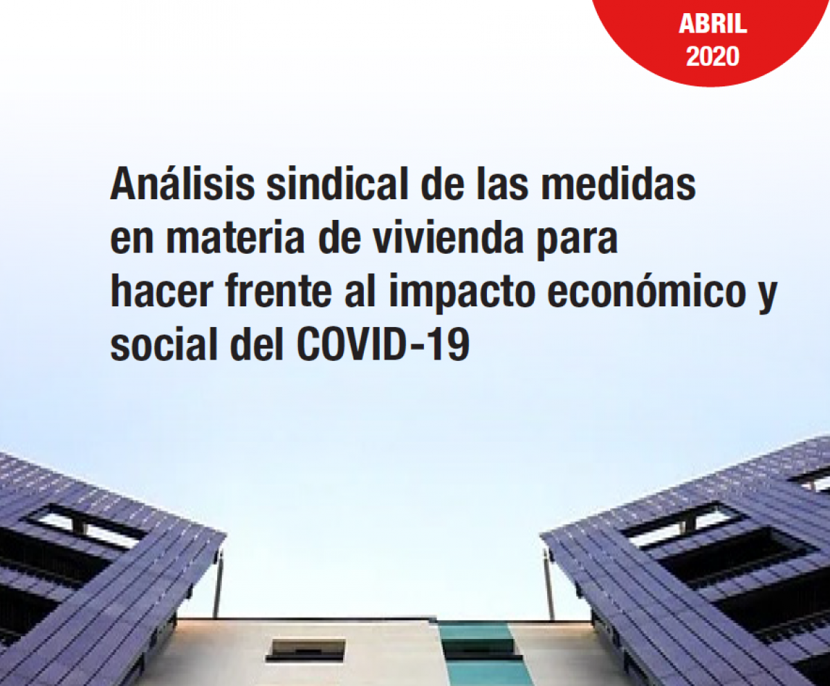 Análisis de las medidas en materia de vivienda para hacer frente a la crisis del COVID-19