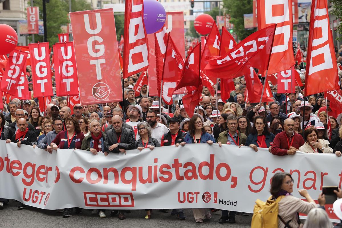 1º de Mayo en Madrid, 2025