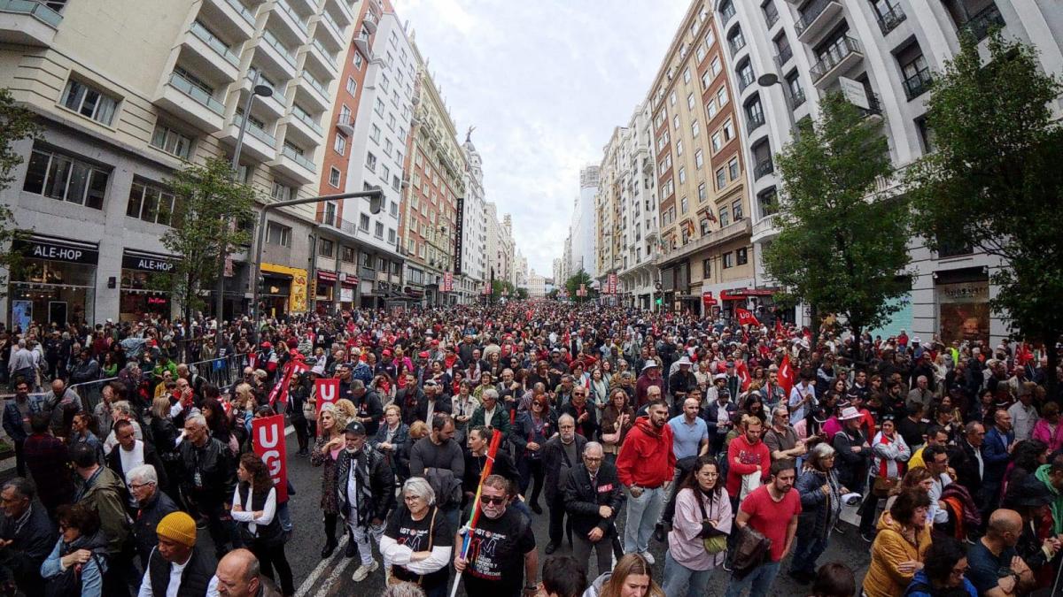 1º de Mayo en Madrid, 2025