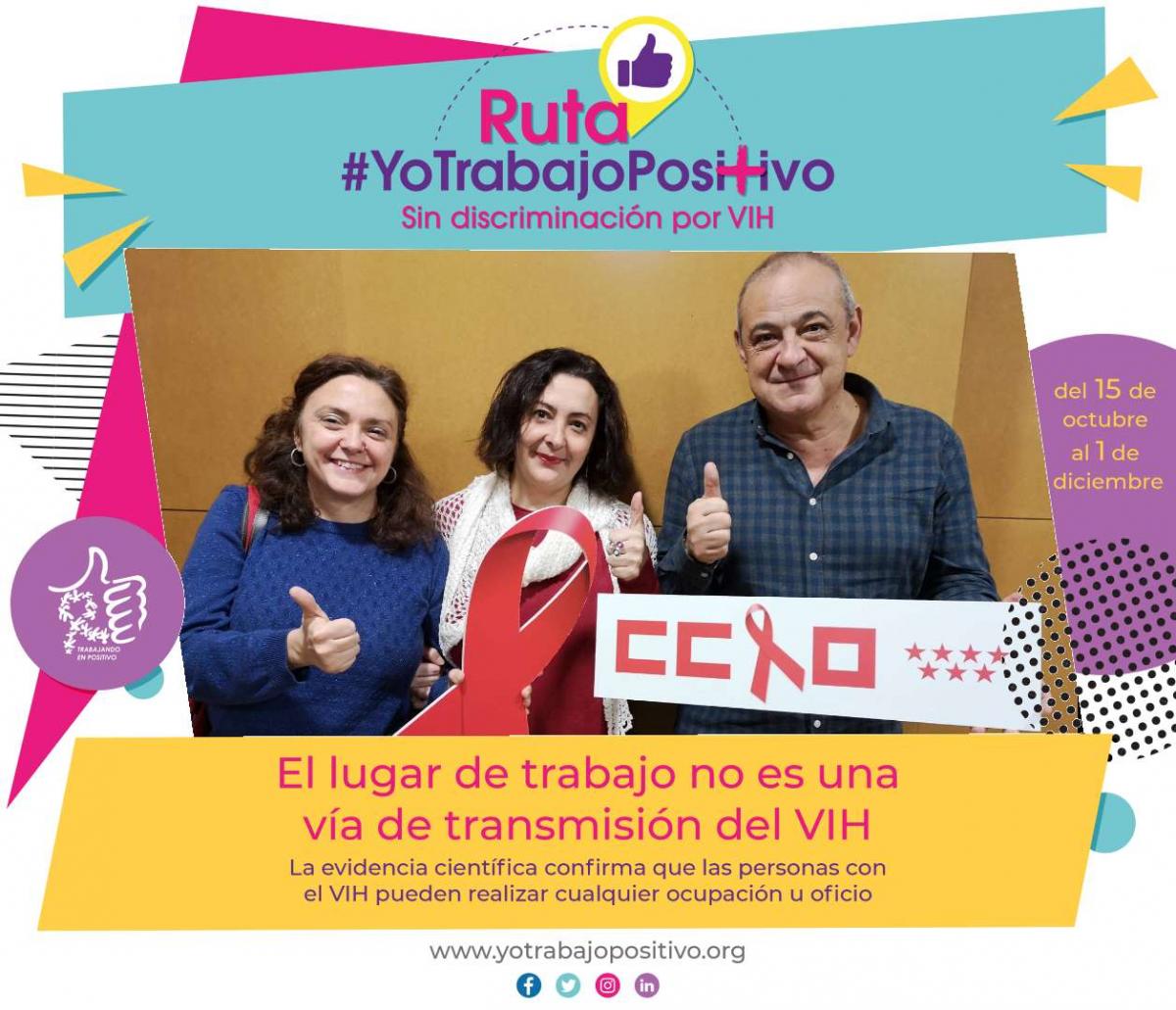 #YoTrabajoEnPositivo sin discriminación por VIH