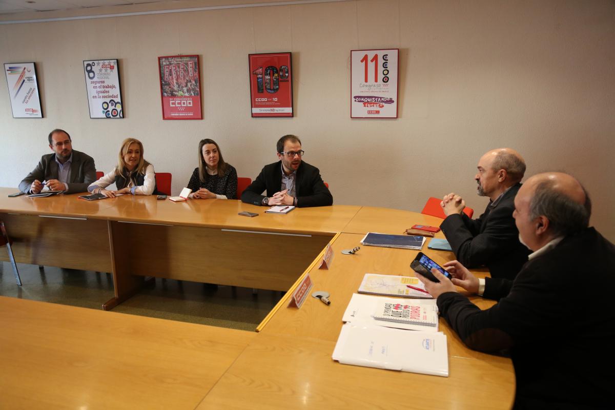 Reunión PSOE-M y CCOO Madrid