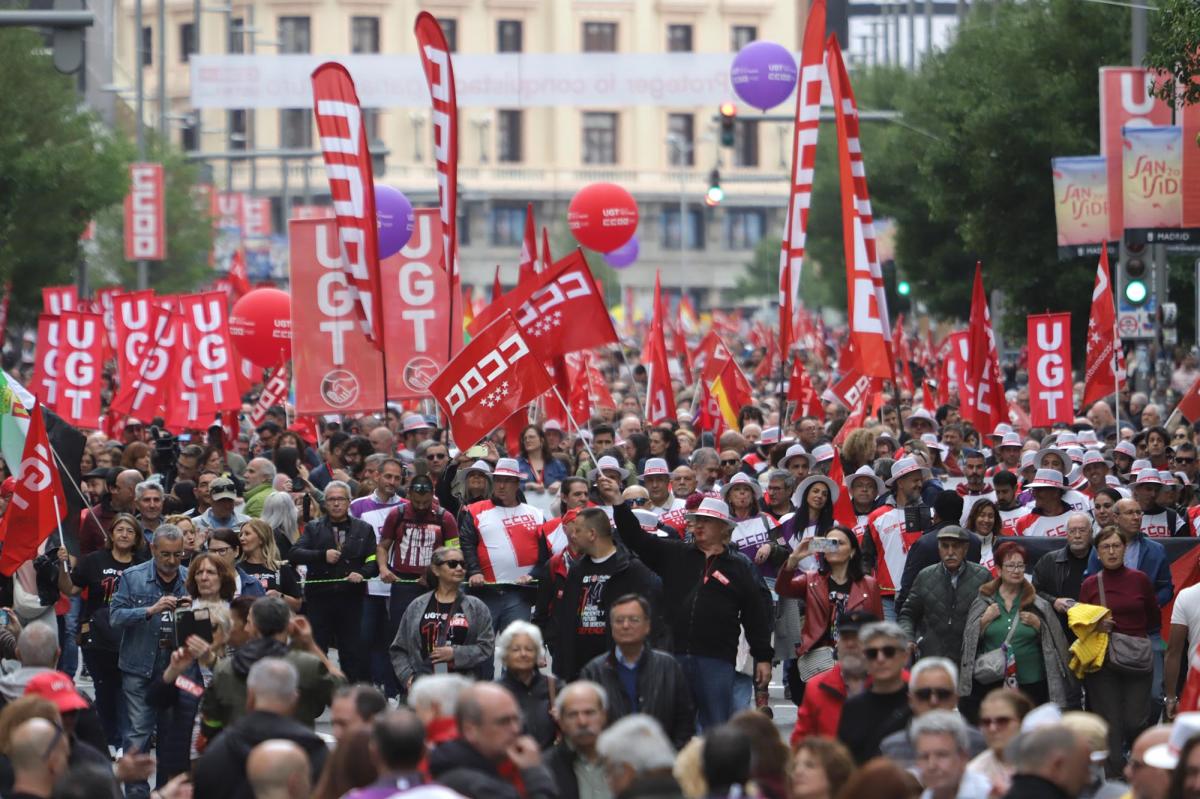 1º de Mayo en Madrid, 2025