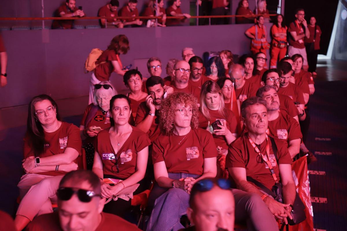 Acto sindical europeo en Vistalegre 18-6-2026