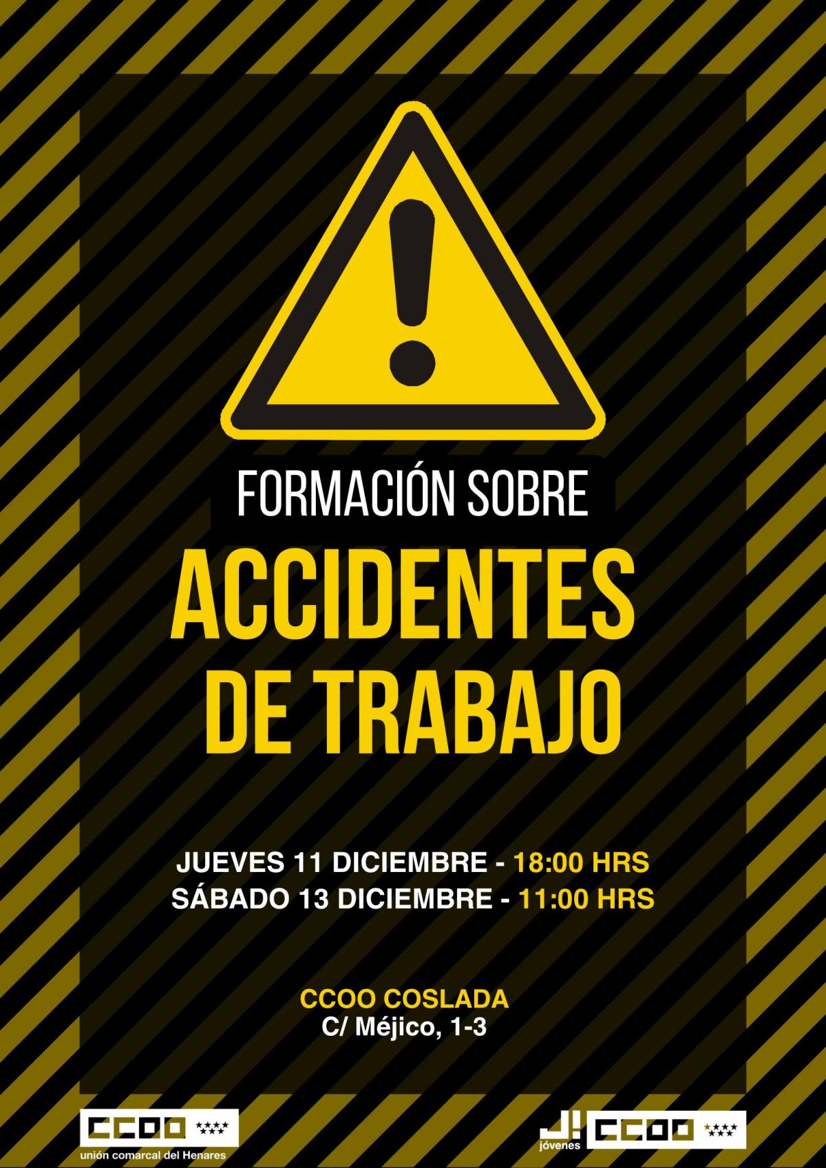 Formación sobre Accidentes de Trabajo (Coslada)