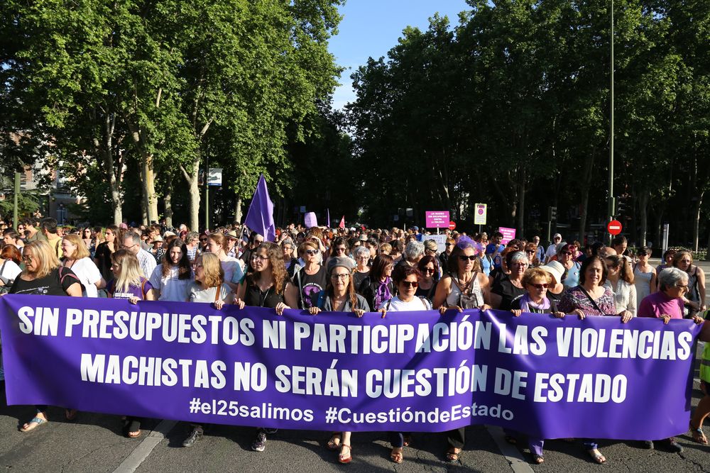 Manifestacin en Madrid contra las Violencias Machistas