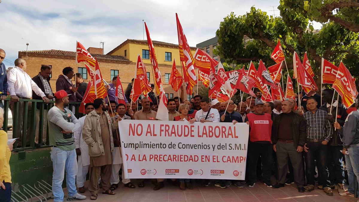 Concentracion Caspe Campo