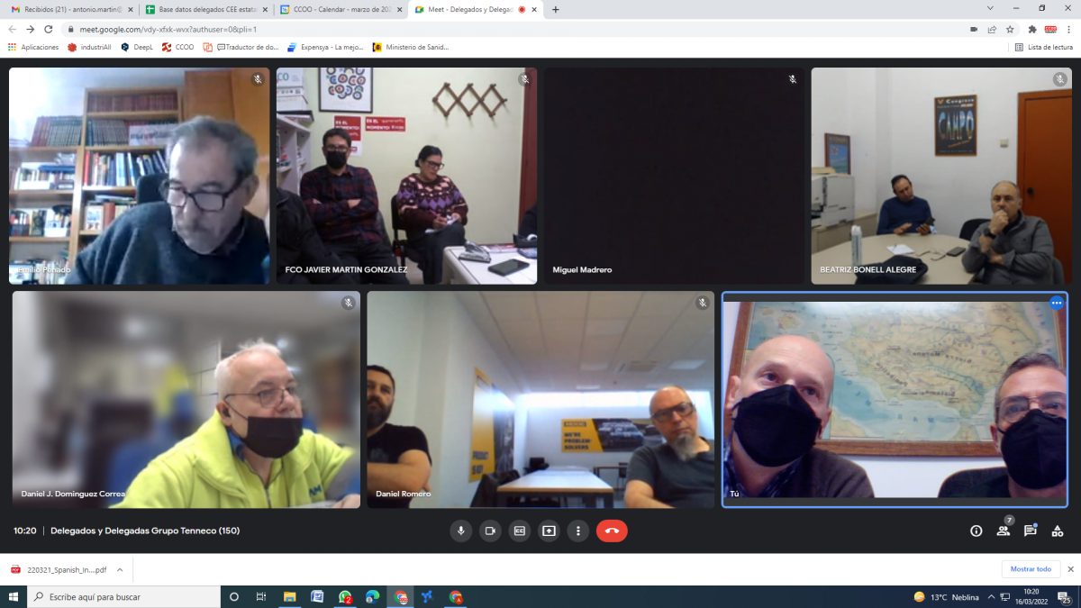 reunión de coordinación