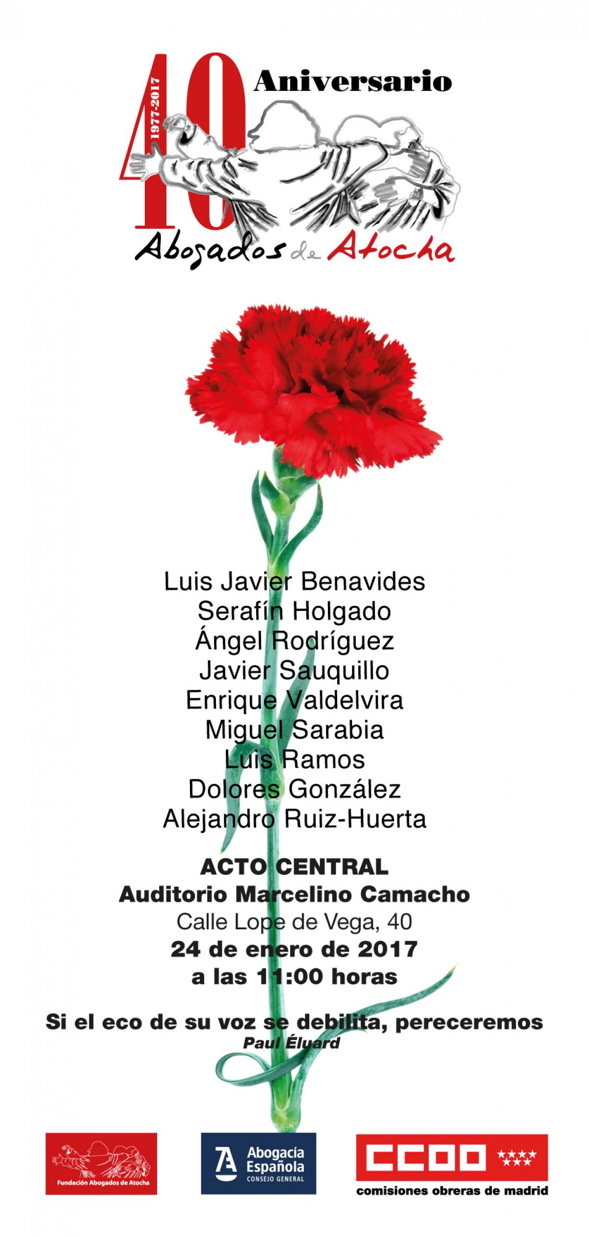 20170124 40 aniversario Abogados Atocha