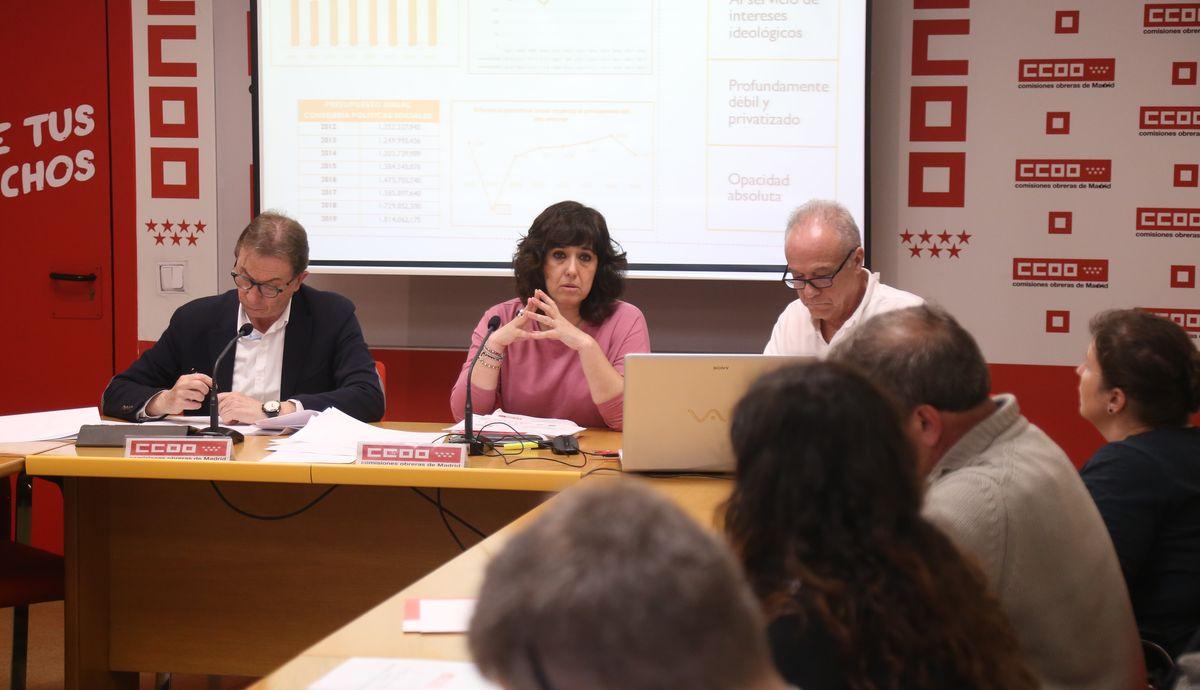 Rueda de prensa presentación del informe sobre la situación social en la Comunidad de Madrid