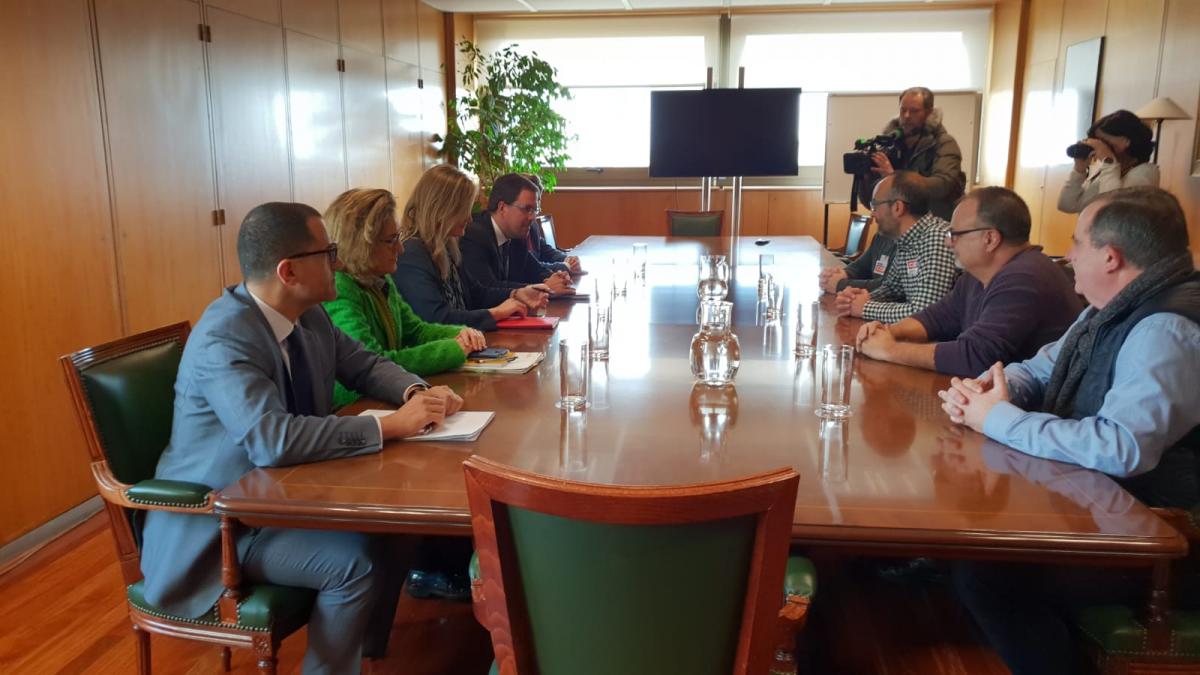 Reunión de CCOO de Industria con los ministerios de Industria y Transición Ecológica