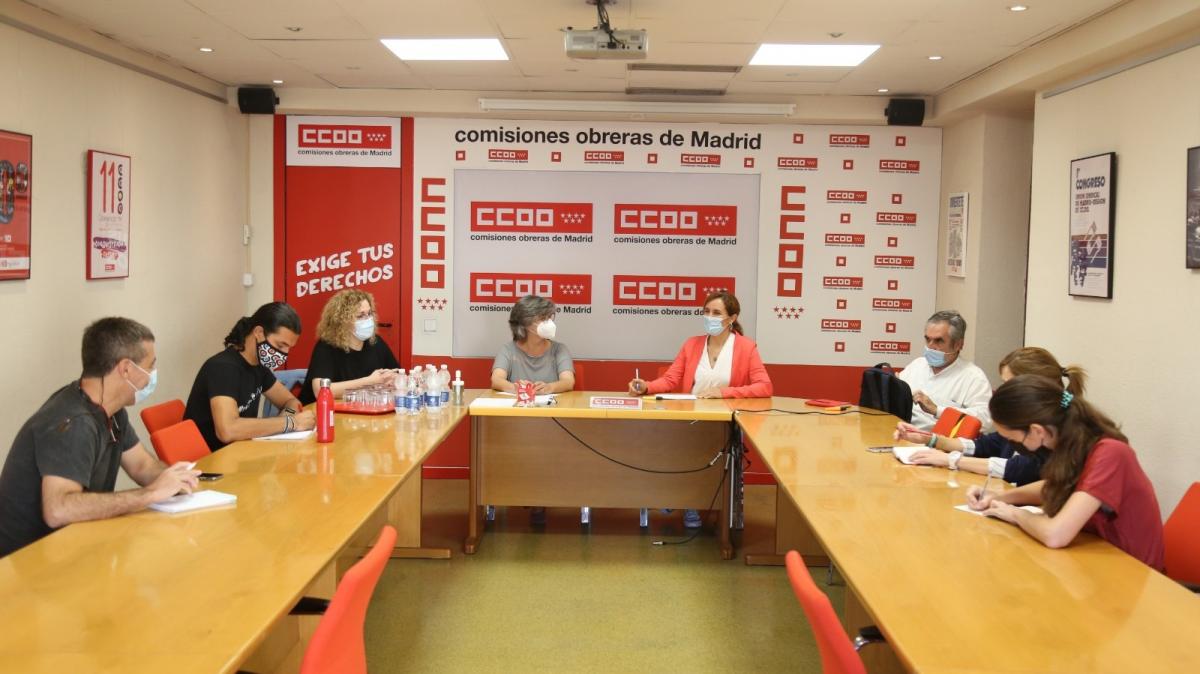 Foto cedida por CCOO Madrid