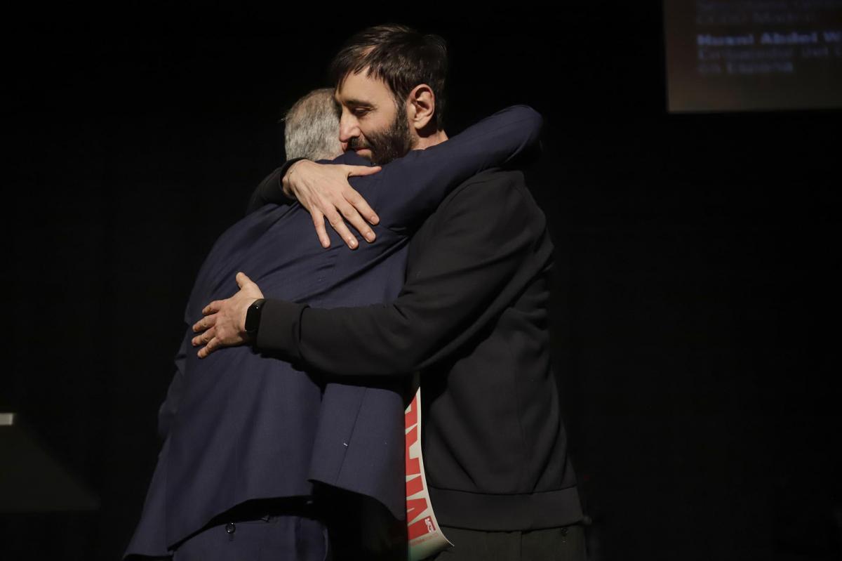 Diciembre 2025. Homenaje en CCOO de Madrid en el Día del Pueblo palestino, con presencia del embajador palestino