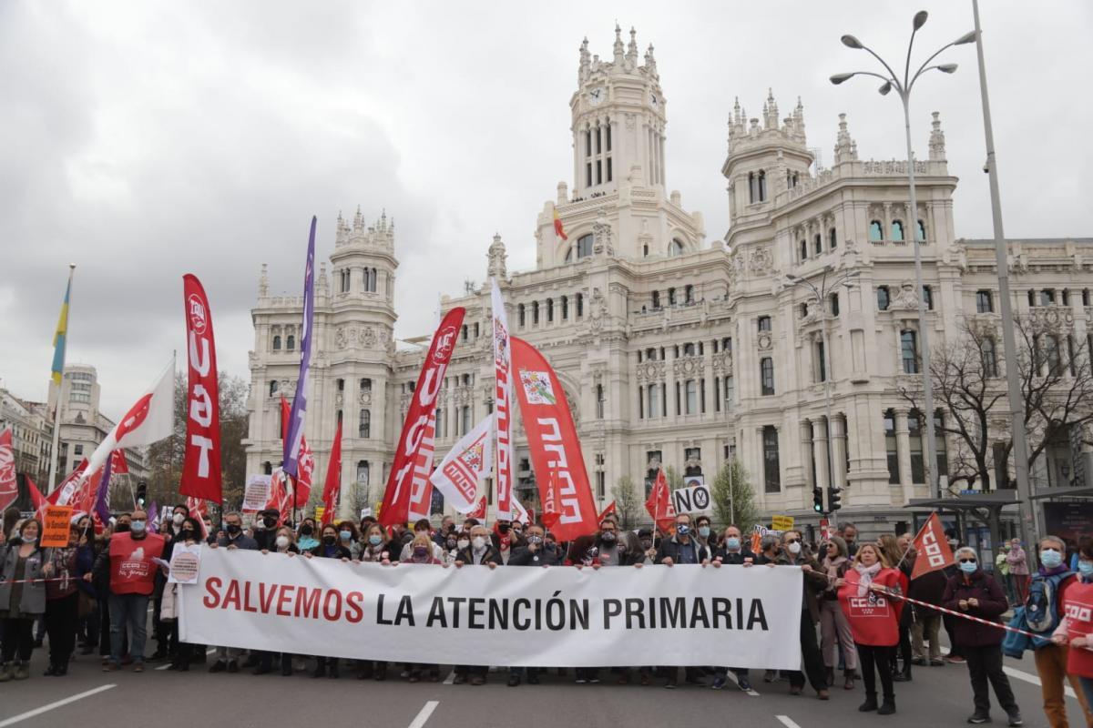 Manifestaci�n en Madrid en defensa de la Atenci�n Primaria